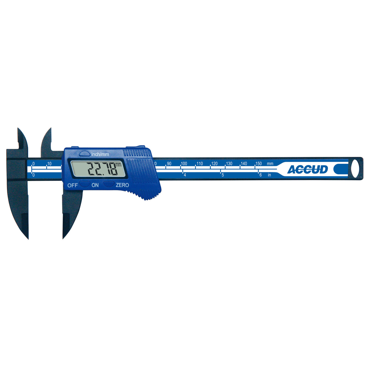 PLASTIC CALIPER range 0-150MM/0-6" resolution 0.01mm