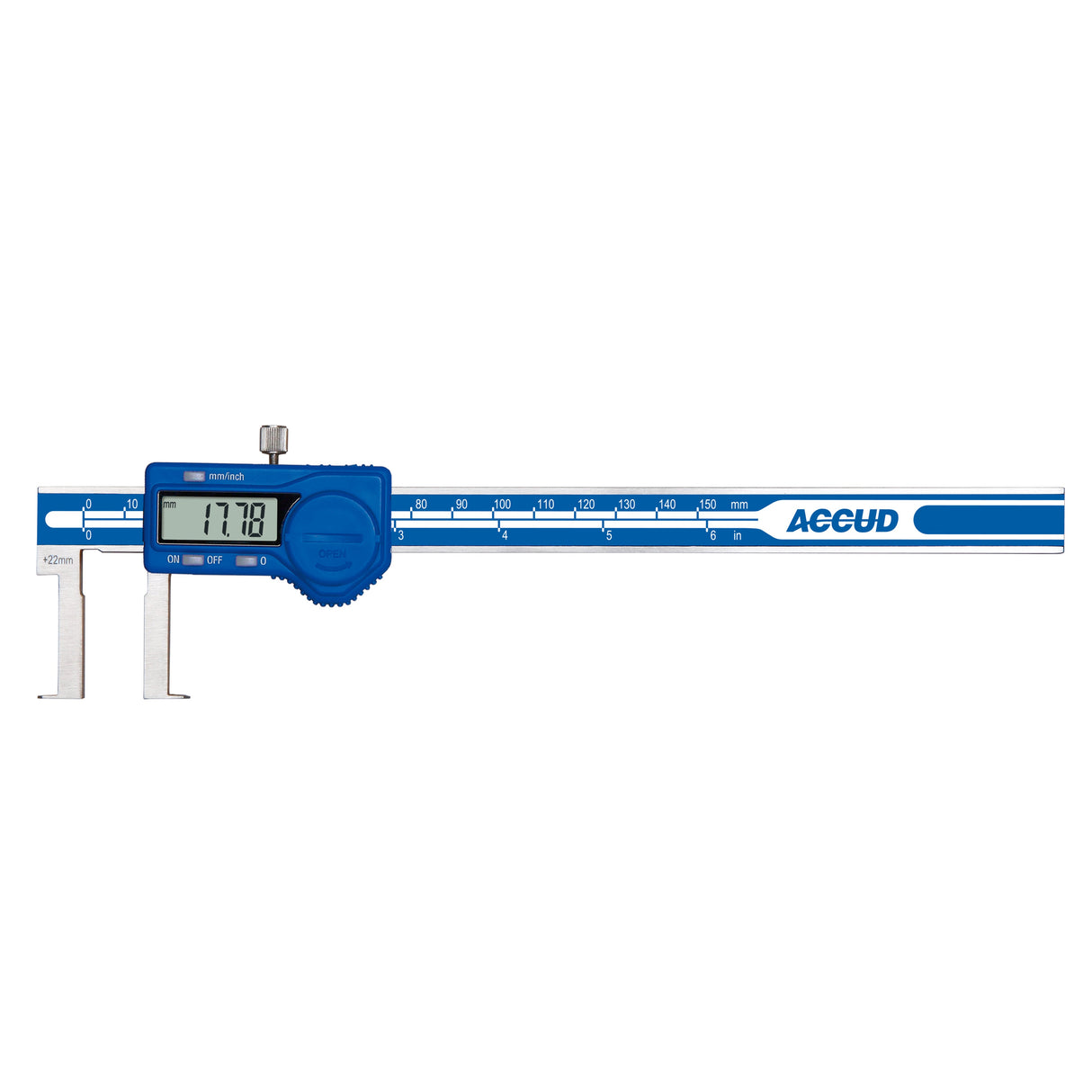 DIGITAL INSIDE GROOVE CALIPER range 11-150mm/0.43-6" resolution 0.01mm/0.0005"