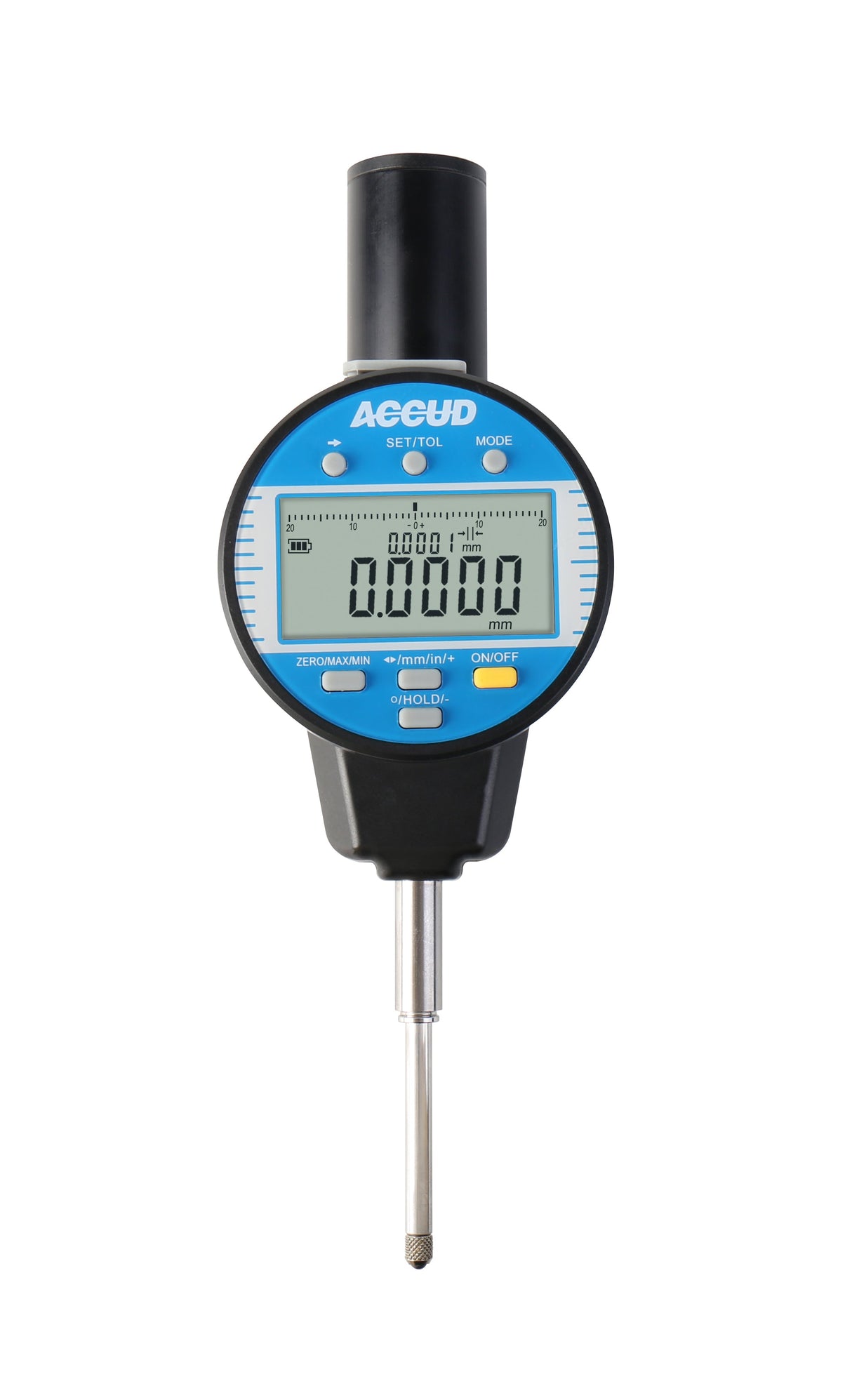 HIGH PRECISION DIGITAL INDICATORS,flat back range 25.4mm/1" resolution 0.0005mm/0.00001"