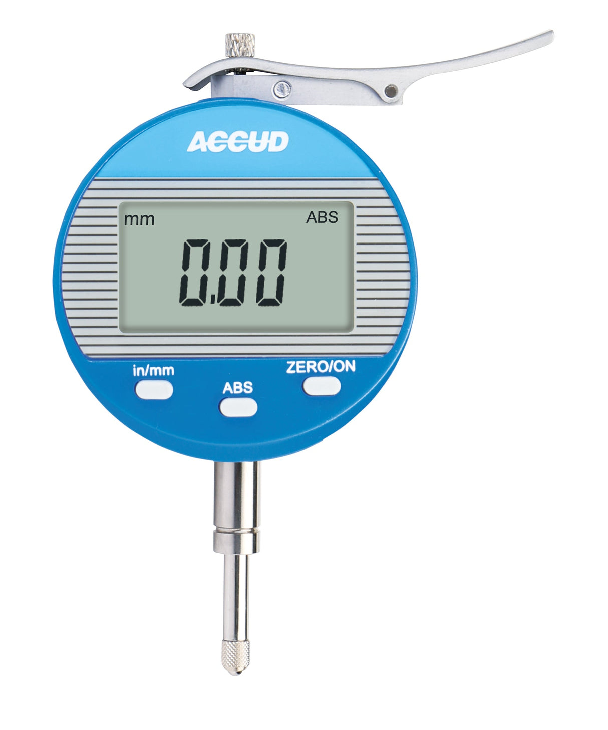 DIGITAL INDICATOR WITH LIFTING LEVER (flat back) range 10mm/0.4" resolution 0.01mm/0.0005"
