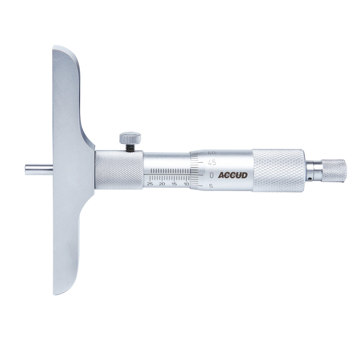 DEPTH MICROMETER, base 101.5x17mm range 0-50mm resolution 0.01mm