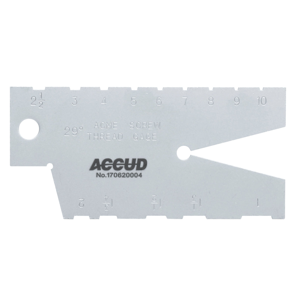 THREAD GAUGE, ACME 29° range resolution
