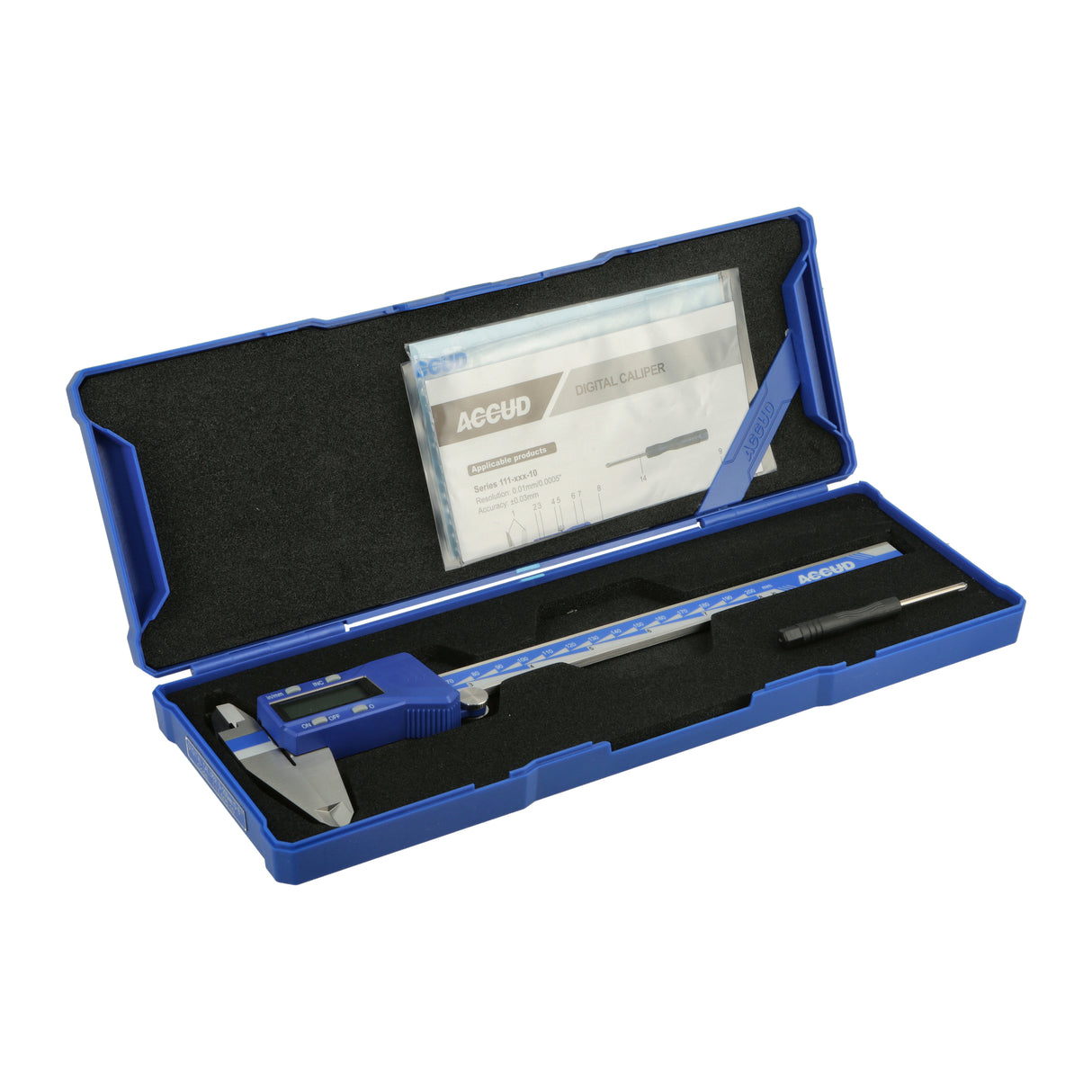 DIGITAL CALIPER range 0-200mm/0-8" resolution 0.01mm/0.0005"