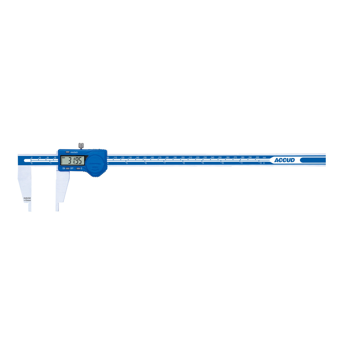 DIGITAL CALIPER (jaw length 60mm) range 0-300mm/0-12" resolution 0.01mm/0.0005"