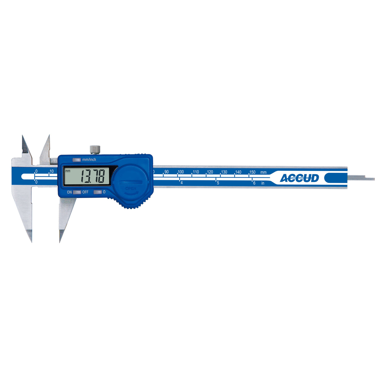 DIGITAL POINT CALIPER range 0-150mm/0-6" resolution 0.01mm/0.0005"