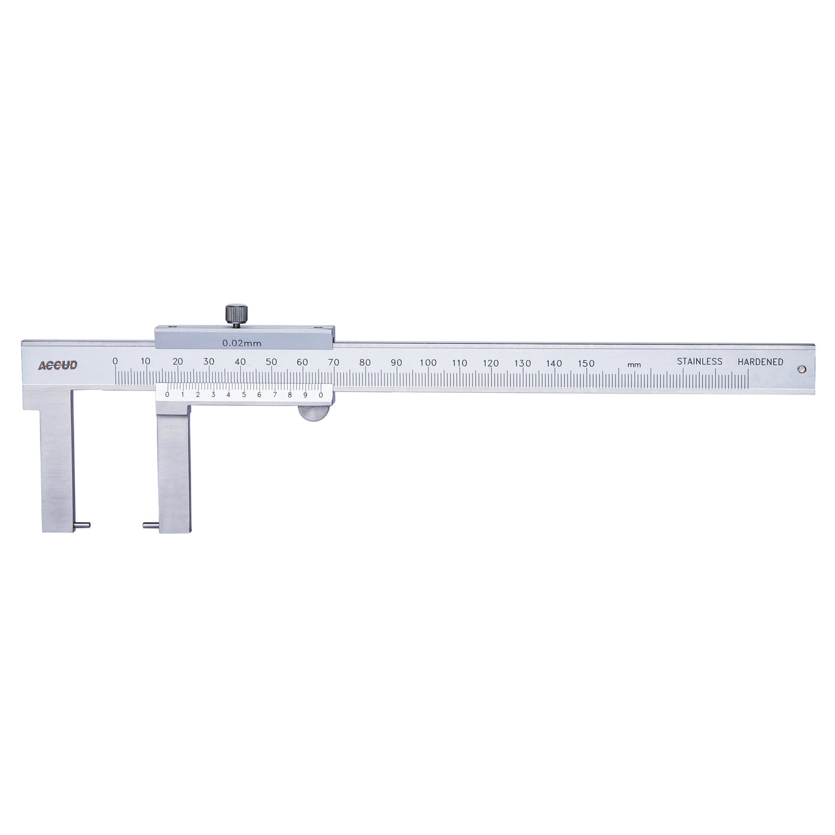 OUTSIDE POINT VERNIER CALIPER range 0-150mm/0-6" resolution 0.02mm/0.001“