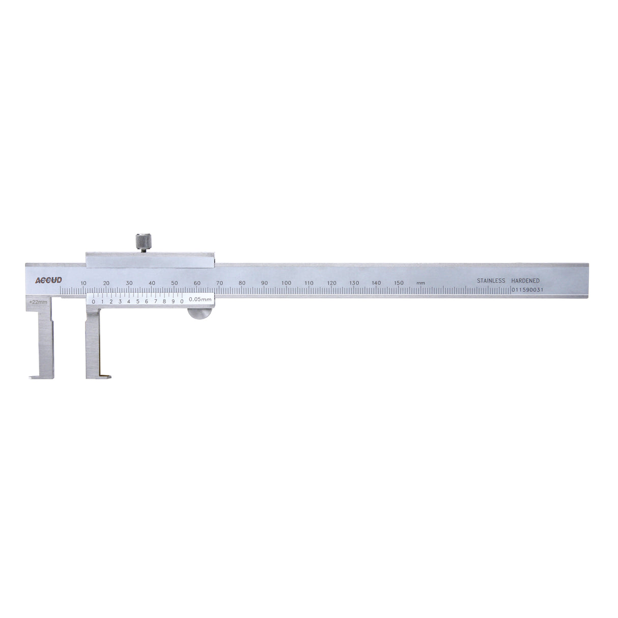 INSIDE GROOVE VERNIER CALIPER range 22-150mm resolution 0.02mm/0.001“