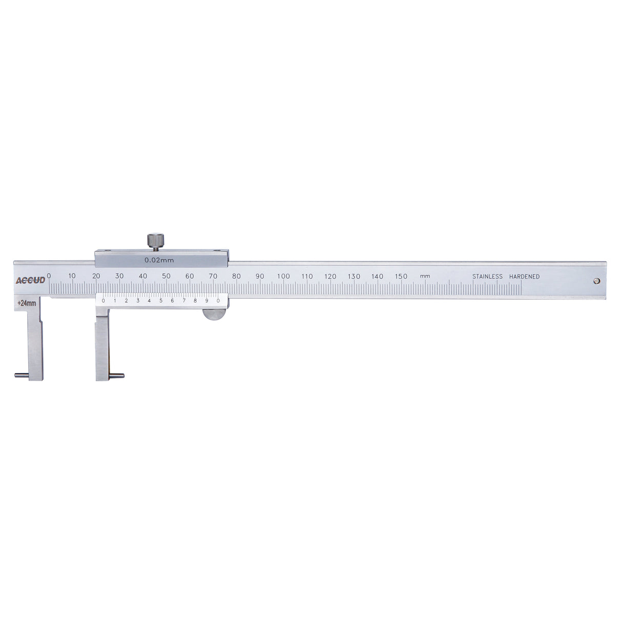 INSIDE POINT VERNIER CALIPER range 50-300mm resolution 0.02mm/0.001“