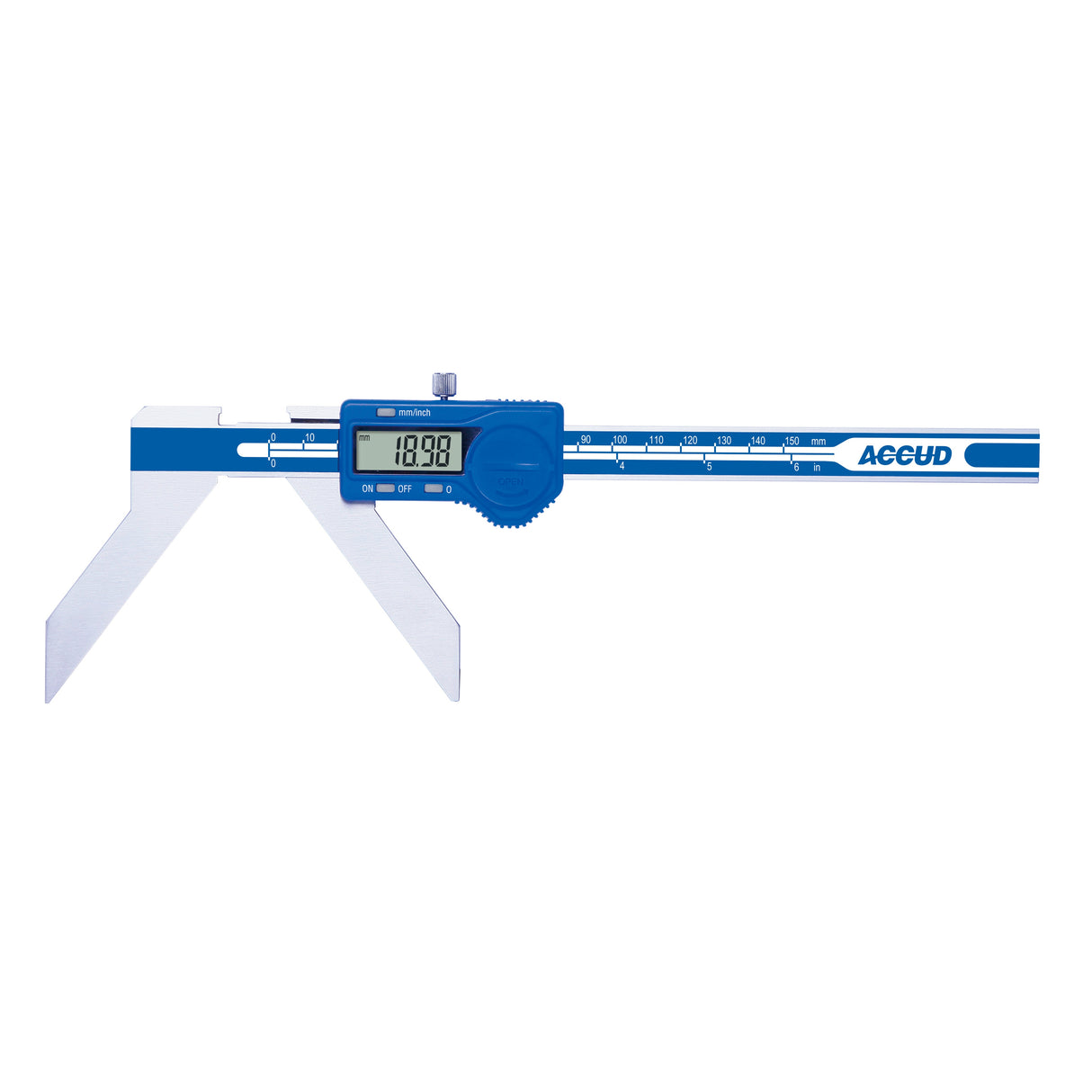 DIGITAL ARC RADIUS CALIPER range 5-150mm/0.2-6" resolution 0.01mm/0.0005"