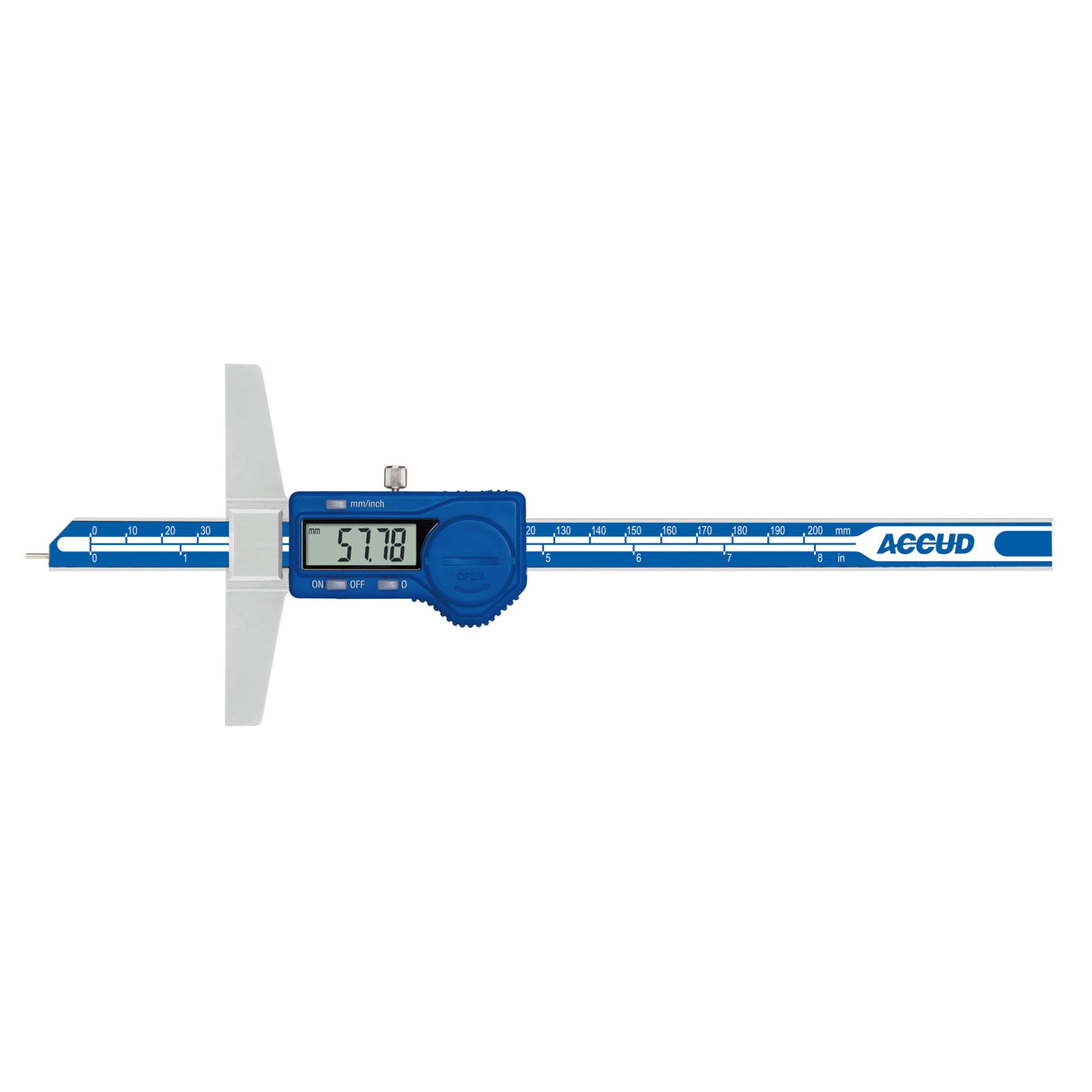 DIGITAL POINT DEPTH GAUGE range 0-300mm/0-12" resolution 0.01mm/0.0005"