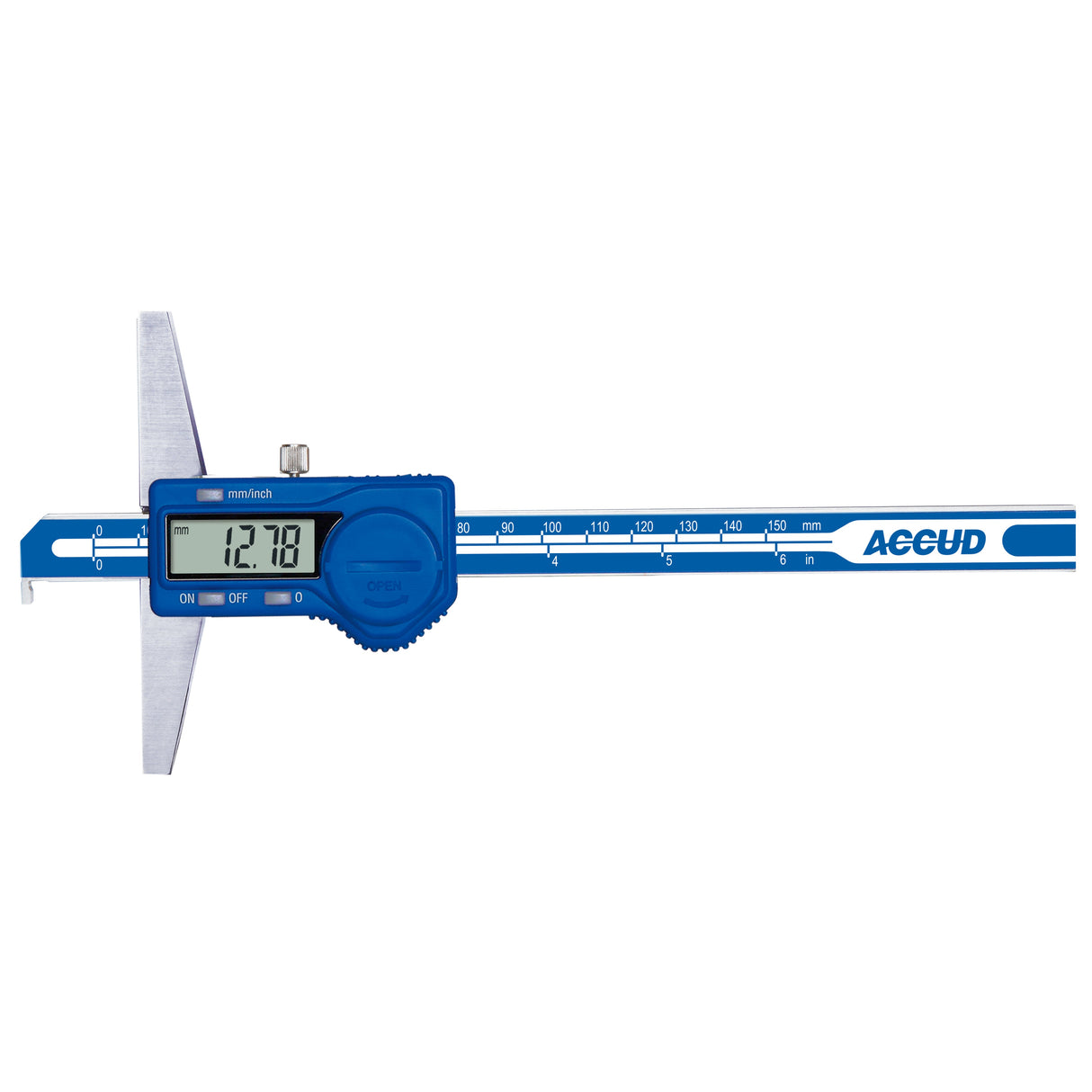 DIGITAL HOOK DEPTH GAUGE range 0-150mm/0-6" resolution 0.01mm/0.0005"