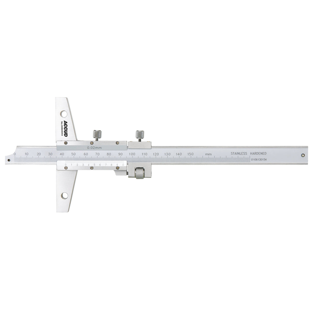 VERNIER DEPTH GAUGE range 0-1000mm resolution 0.02mm