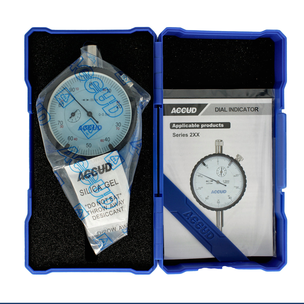 INCH DIAL INDICATOR, lug back range 0.5" resolution 0.001"