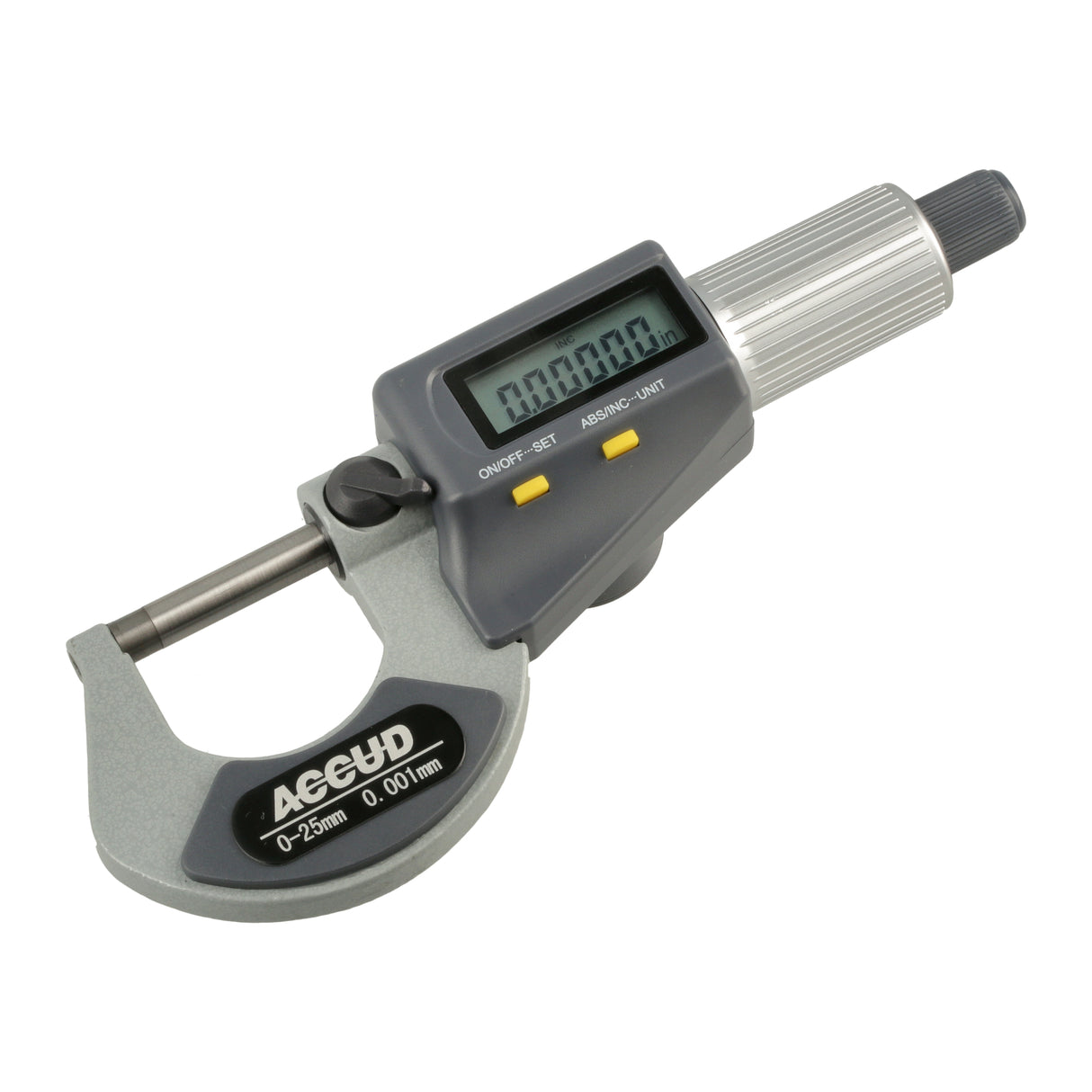 DIGITAL MICROMETER range 0-25mm resolution 0.001mm/0.00005"