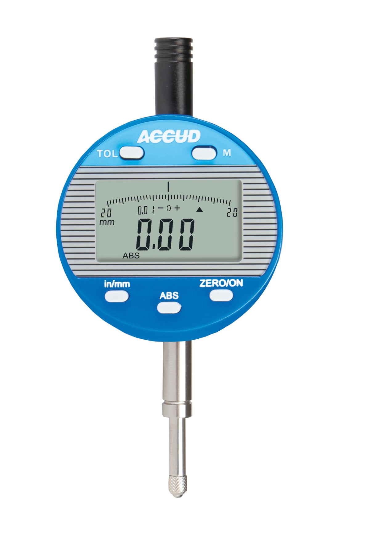 DIGITAL INDICATOR, with spare flat back range 50.8mm/2" resolution 0.01mm/0.0005"