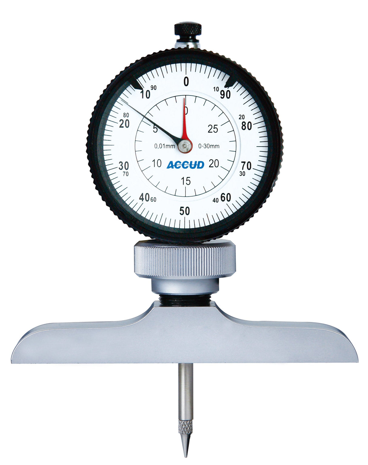 DIAL DEPTH GAUGE, base 63x17mm range 0-300mm resolution 0.01mm