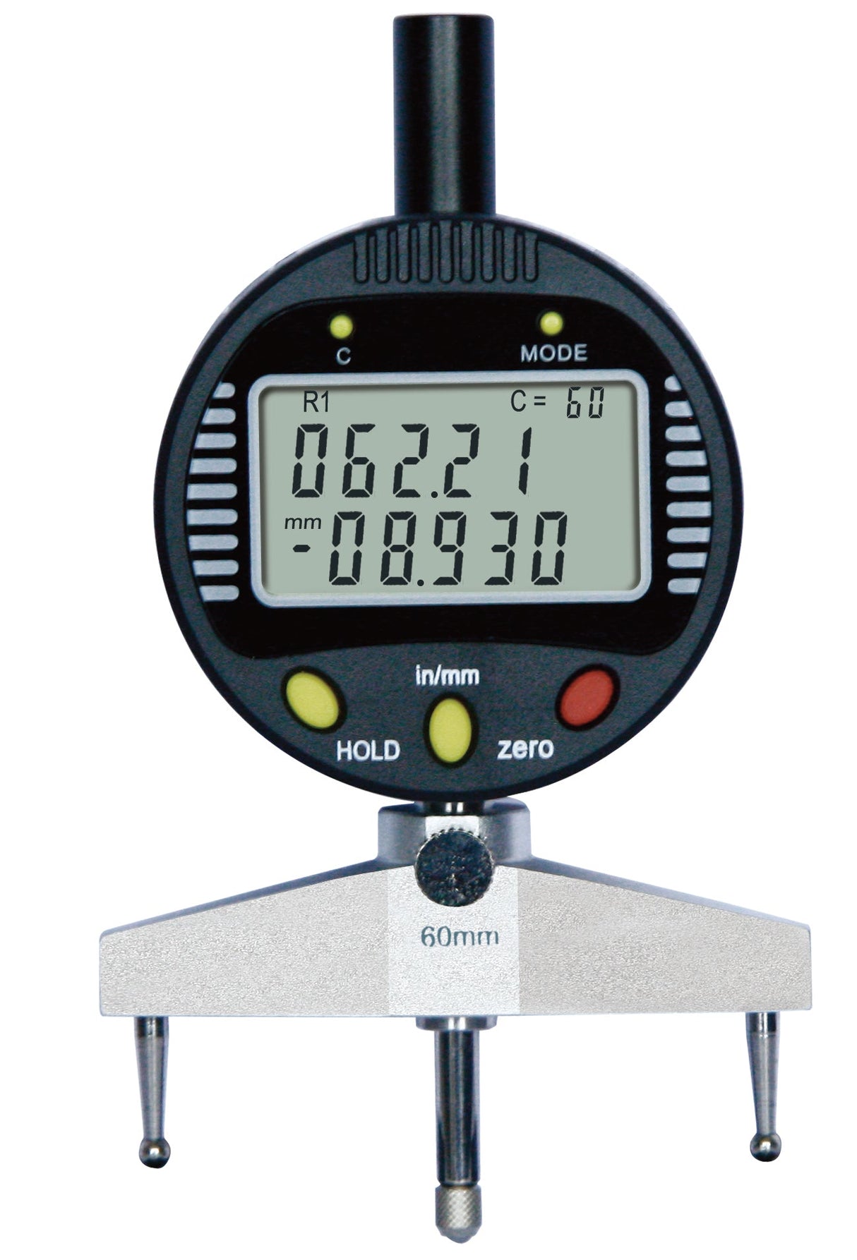 DIGITAL RADIUS GAUGE range R5-700mm/0.2-27.5“ resolution 0.01mm/0.001"