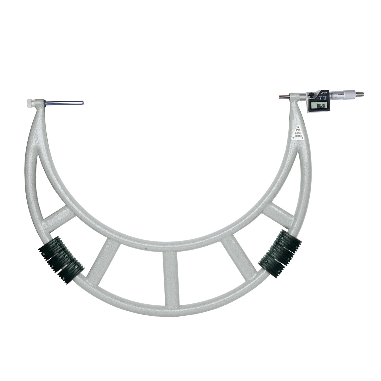 DIGITAL OUTSIDE MICROMETER WITH INTERCHANGEABLE ANVILS range 900-1000mm/36-40" resolution 0.001mm/0.0001"