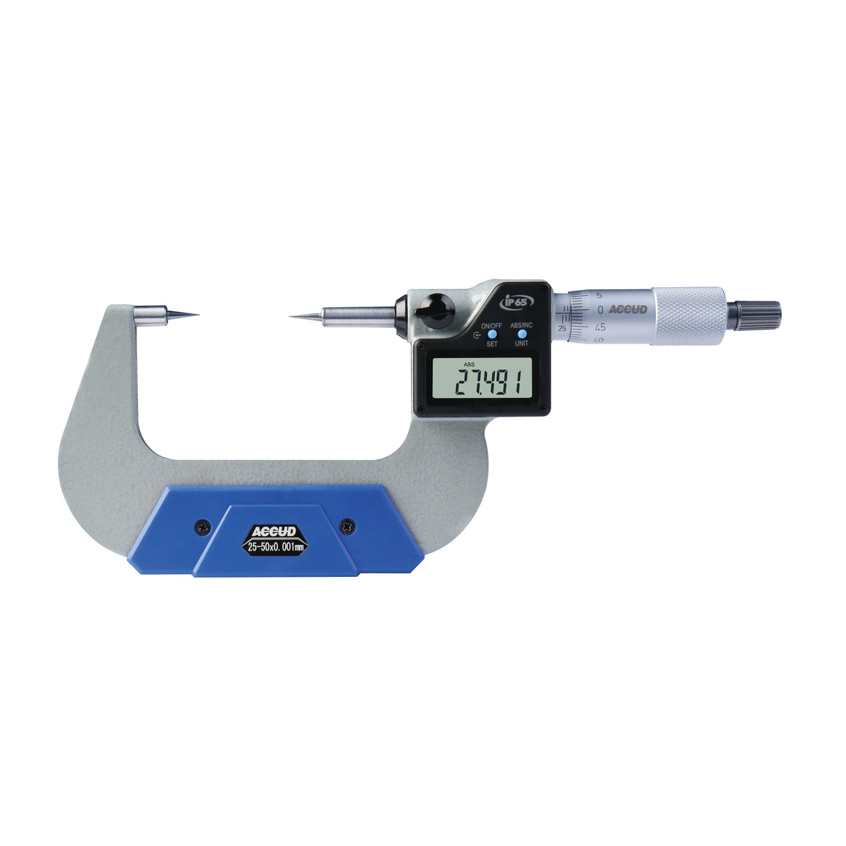 DIGITAL POINT MICROMETER, 30° range 75-100mm/3-4" resolution 0.001mm/0.00005"