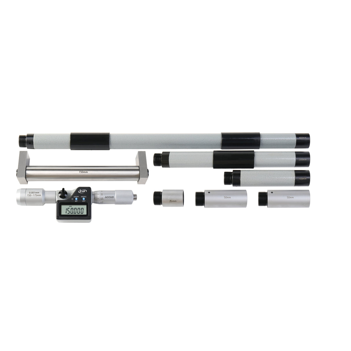 DIGITAL TUBULAR INSIDE MICROMETER range 150-1000mm/6-40" resolution 0.001mm/0.00005"